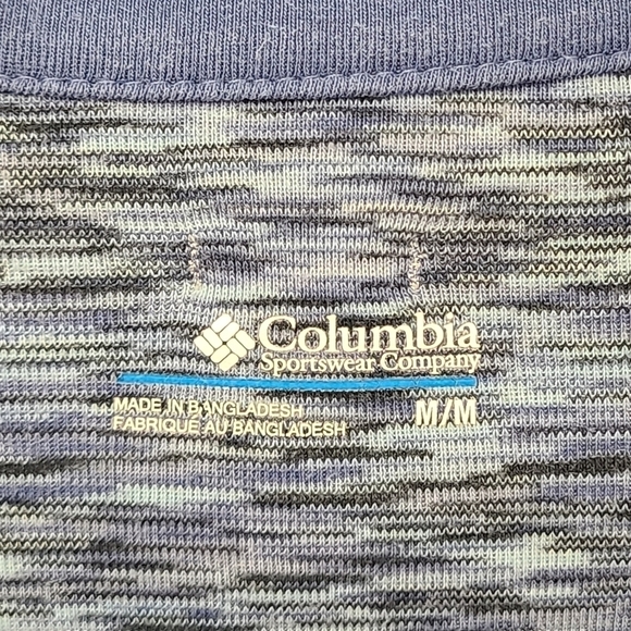Columbia Full Zip Lightweight Jacket / Shirt Space Dye, Size Medium - Picture 13 of 16
